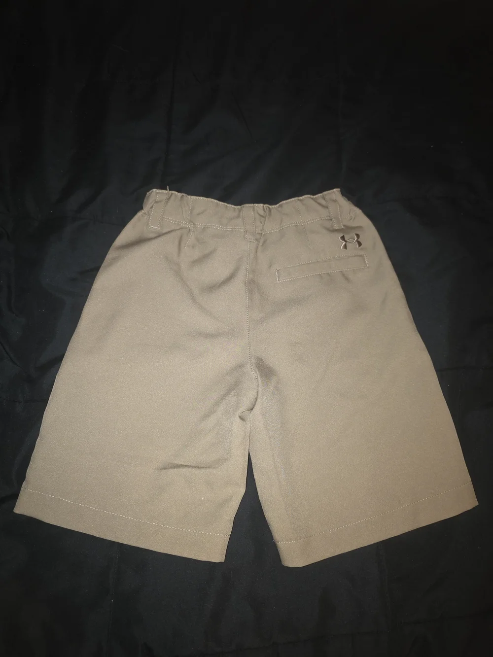 Under Armour Boys' Tan Elastic Waist Shorts